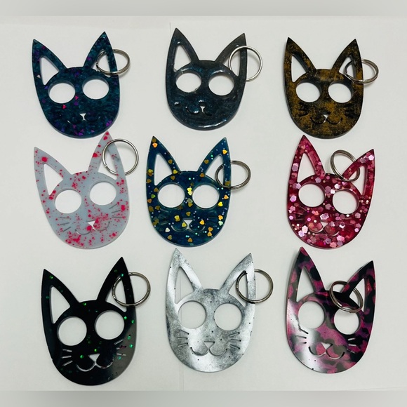 ❤️ stab with sparkle ✨ 🙏🏽 Handmade Resin Self Defense Key Chain: 1 for $7.00 - Picture 6 of 9